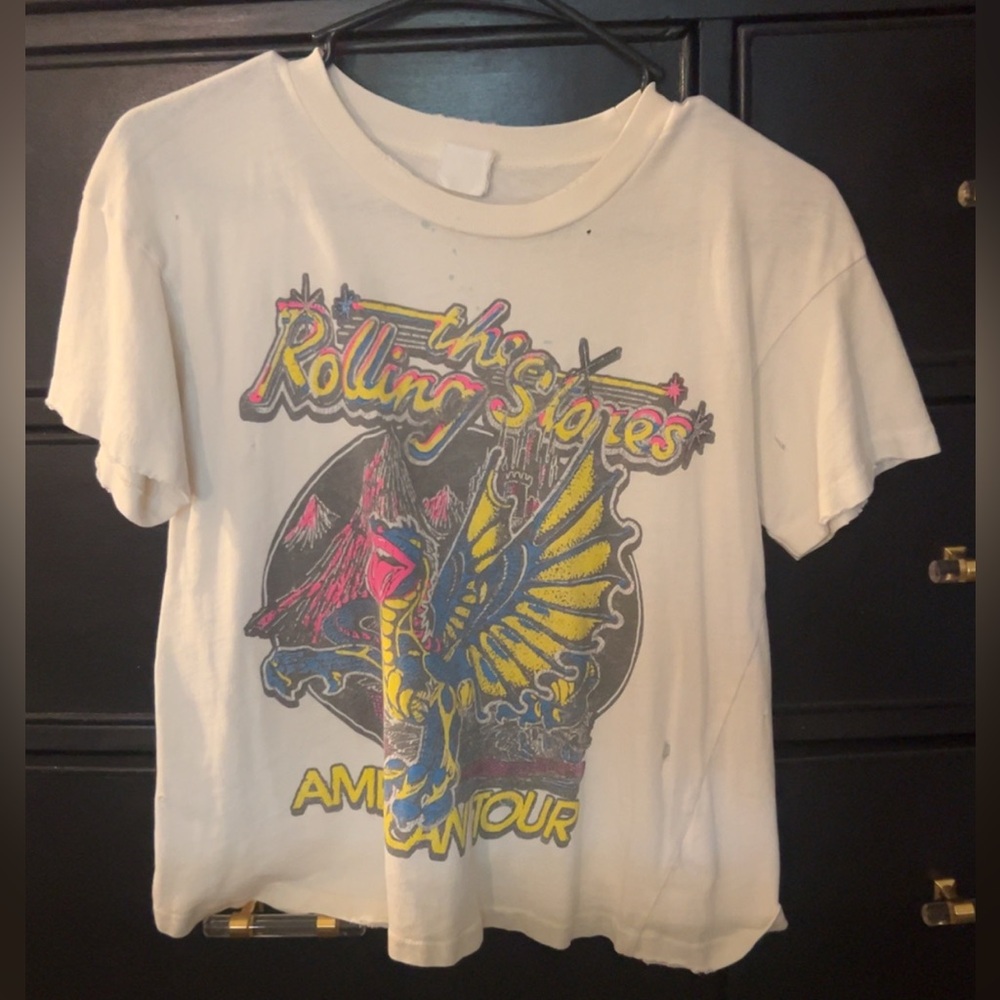 MADEWORN- Rolling Stones shirt sz small